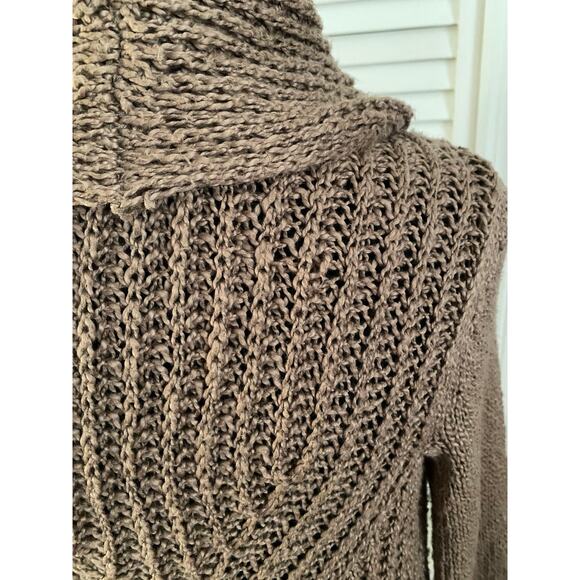 Anthropologie Knitted And Knotted
Brown Cardigan Cover up size Xs - Picture 6 of 10